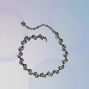 Vintage Bogoff rhinestone necklace